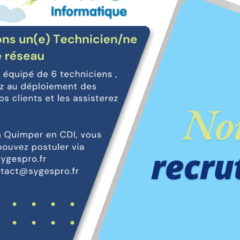 Nous recrutons